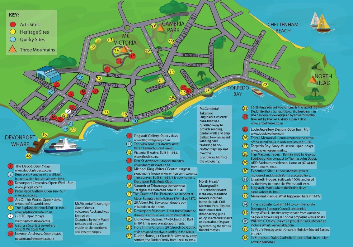ನಕ್ಷೆ Devonport ಜೂನ್