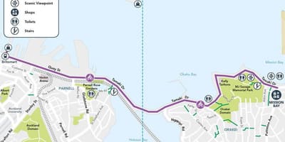 ಗುಲಾಬಿ cycleway ಜೂನ್ ನಕ್ಷೆ